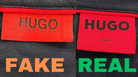 Real vs. Good replica Hugo Boss t shirt review. How to spot  